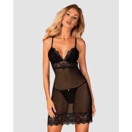 Renelia Nuisette + string - Noir L/XL