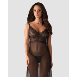 Estiqua nuisette longue noir XL/XXL Estiqua nuisette longue noir XL/XXL