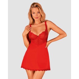 Amor Cherris Nuisette et string - Rouge L/XL Amor Cherris Nuisette et string - Rouge L/XL
