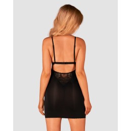 Maderris nuisette et String - Noire M/L