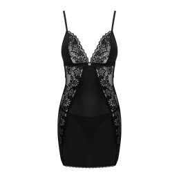 Maderris nuisette et String - Noire M/L