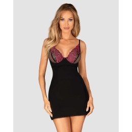 Rosenty nuisette et string - Noire XL/XXL