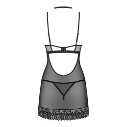 Donarella nuisette et string - Noire NP XS/S