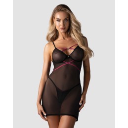 Novenes nuisette et string - Noir XS/S