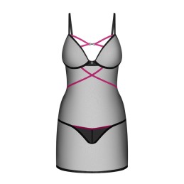 Novenes nuisette et string - Noir M/L