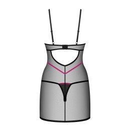 Novenes nuisette et string - Noir M/L