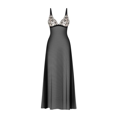 Vila blanes nuisette longue - Noire XS/S - Obsessive Exquisite - Lingerie Femme Vila blanes nuisette longue - Noire XS/S - Obsessive Exquisite - Lingerie Femme
