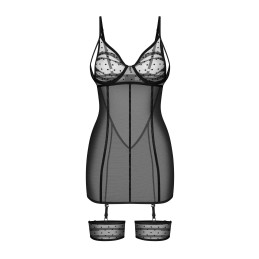 Nuites nuisette et string - Noirs S/M Nuites nuisette et string - Noirs S/M