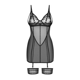 Nuites nuisette et string - Noirs S/M Nuites nuisette et string - Noirs S/M