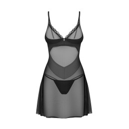 Stelisa nuisette et string - Noirs L/XL
