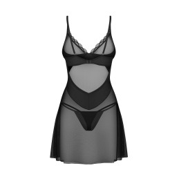 Stelisa nuisette et string - Noirs XXL/XXXL Stelisa nuisette et string - Noirs XXL/XXXL