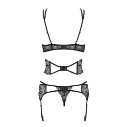 Frivolla Ensemble 4 pcs - Noir S/M