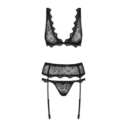 Emperita Ensemble 3 pcs - Noir S/M Emperita Ensemble 3 pcs - Noir S/M