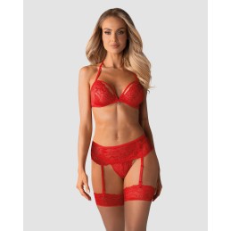 Ensemble 3 pièces - Rouge S/M Ensemble 3 pièces - Rouge S/M