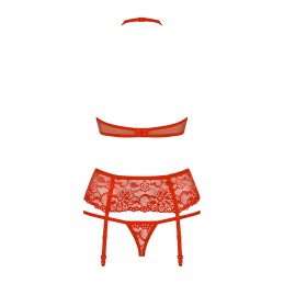 Ensemble 3 pièces - Rouge S/M Ensemble 3 pièces - Rouge S/M