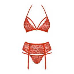 Ensemble 3 pièces - Rouge S/M Ensemble 3 pièces - Rouge S/M