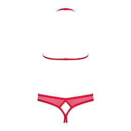 Ensemble ouvert 2 pièces - Rouge L/XL