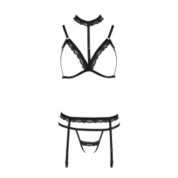Shelly Ensemble 3 pcs - Noir S/M Shelly Ensemble 3 pcs - Noir S/M