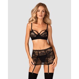 Peonesia Ensemble 3 pcs - Noir S/M