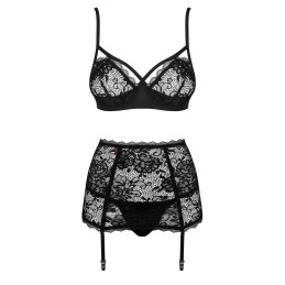 Peonesia Ensemble 3 pcs - Noir S/M