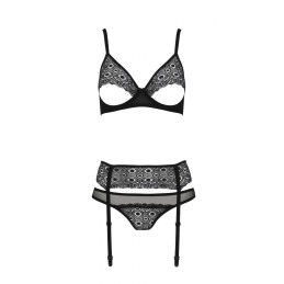 Zinnia Ensemble 3 pcs - Noir S/M