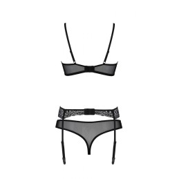 Zinnia Ensemble 3 pcs - Noir S/M