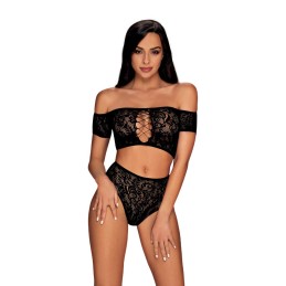 Inessita Ensemble 2 pcs - Noir S/M/L - Obsessive - Lingerie Femme