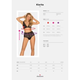 Klarita Ensemble 2 pcs - Noir L/XL Klarita Ensemble 2 pcs - Noir L/XL