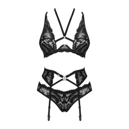 Alessya Ensemble 3 pcs - Noir XS/S