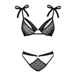 Obsessivia Ensemble 2 pcs - Noir L/XL