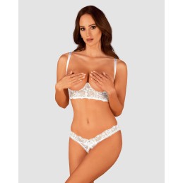 Heavenlly ensemble ouvert - Blanc XL/XXL