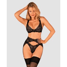Donna Dream ensemble 3 piéces - Noir XL/XXL Donna Dream ensemble 3 piéces - Noir XL/XXL