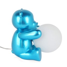 Lampe en forme d'ours, couleur bleu clair, décoration pour chambre d'enfant Lampe en forme d'ours, couleur bleu clair, décoration pour chambre d'enfant