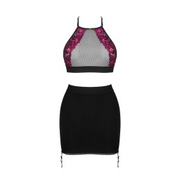 Rosenty ensemble Top et Jupe - Noir XS/S