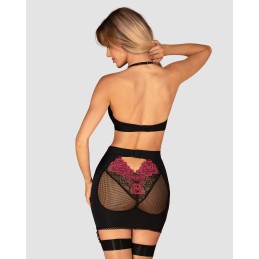Rosenty ensemble Top et Jupe - Noir M/L