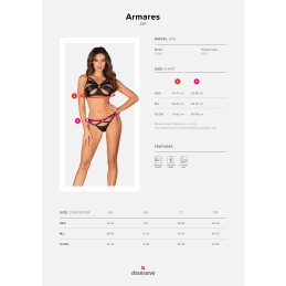 Armares ensemble 2 piéces - Noir XS/S Armares ensemble 2 piéces - Noir XS/S
