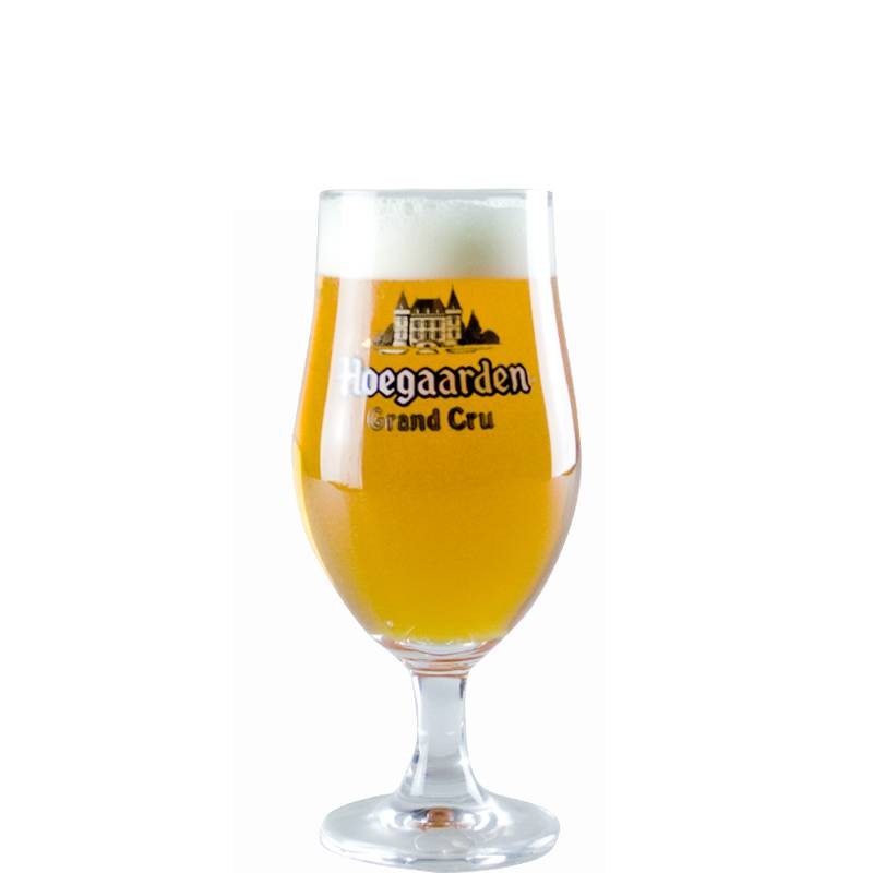 Verre Hoegaarden Grand Cru 33 cl en forme tulipe pour sublimer les arômes de la bière Verre Hoegaarden Grand Cru 33 cl en forme tulipe pour sublimer les arômes de la bière