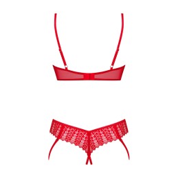 Ingridia ensemble 2 piéces ouvert - Rouge XS/S