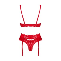 Amor Cherris ensemble 3 piéces - Rouge L/XL Amor Cherris ensemble 3 piéces - Rouge L/XL