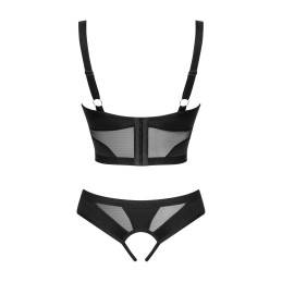 Chic Amoria ensemble ouvert - Noir XS/S