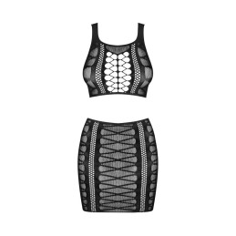 K102 Top et Jupe - Noir S/M/L K102 Top et Jupe - Noir S/M/L