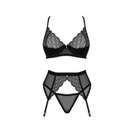 Chemeris ensemble 3 piéces - Noir XS/S