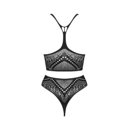 K103 Top et culotte - Noir S/M/L K103 Top et culotte - Noir S/M/L