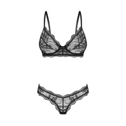 Perisia ensemble 2 piéces - Noir XL/XXL - Obsessive Exquisite - Lingerie Femme