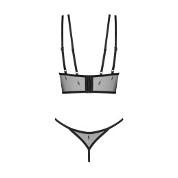 Anniverse special top et string - Noir XXL/XXXL - Obsessive Freedom - Lingerie Femme