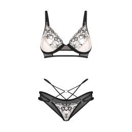 Vila blanes ensemble 2 piéces - Noir XS/S - Obsessive Exquisite - Lingerie Femme