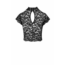 Top en dentelle avec col montant M Top en dentelle avec col montant M