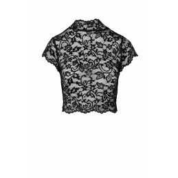 Top en dentelle avec col montant XL