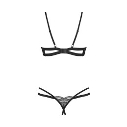 Nutris ensemble ouvert 2 piéces - Noir XS/S