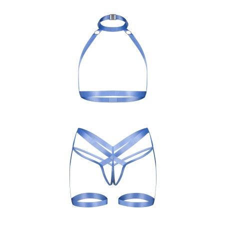 Shaderi ensemble harnais 2 piéces XL/XXL - Obsessive Freedom - Lingerie Femme